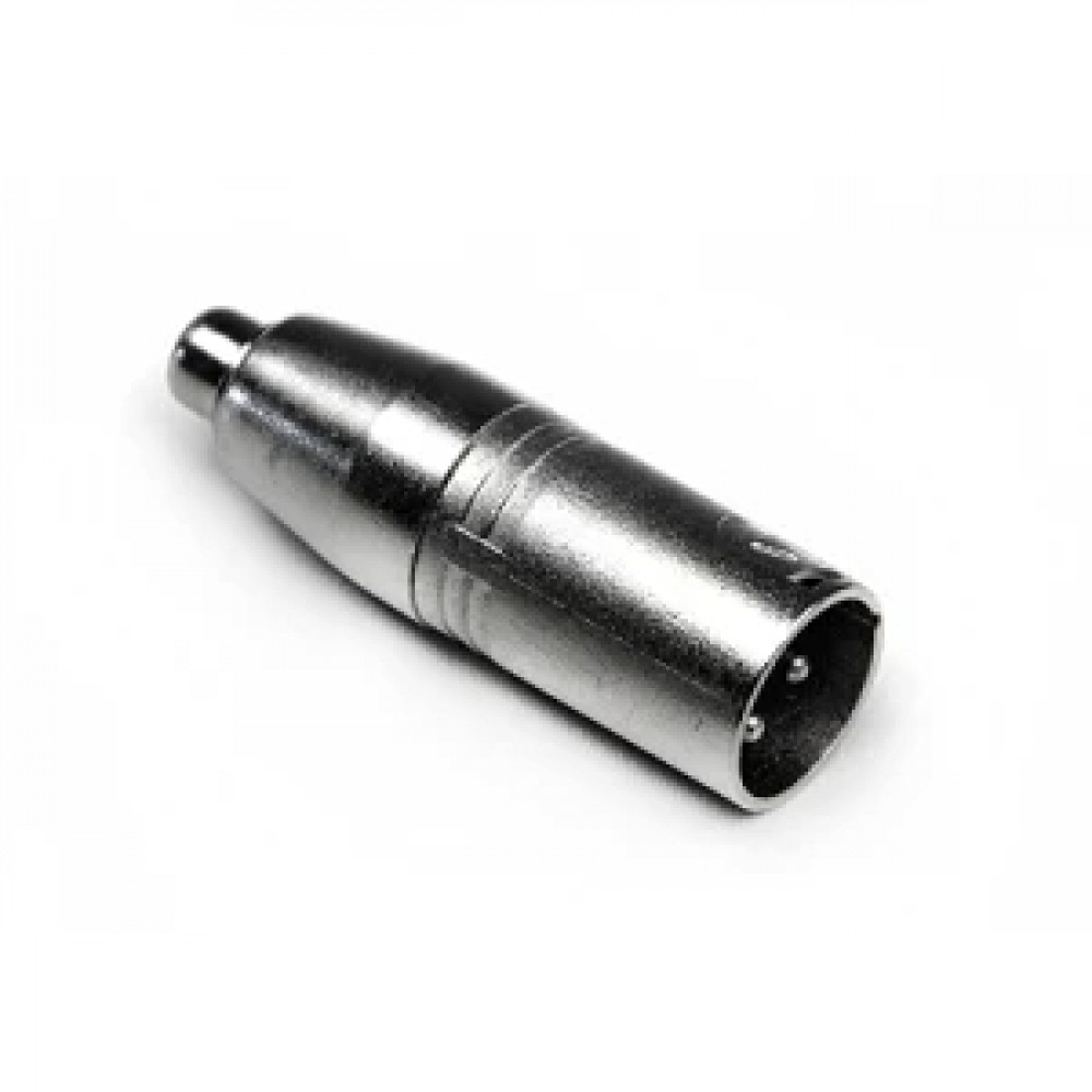 Переходник RCA <> INVOTONE AD400, 3P XLR папа, корпус металл