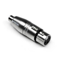 Переходник RCA <> INVOTONE AD410, 3P XLR мама, корпус металл