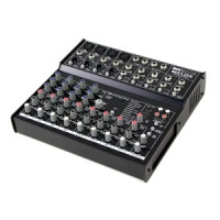 Микшерный пульт INVOTONE MX12FX, 4 микрофонных входа XLR Jack, 4 стерео входа с балансными джеками