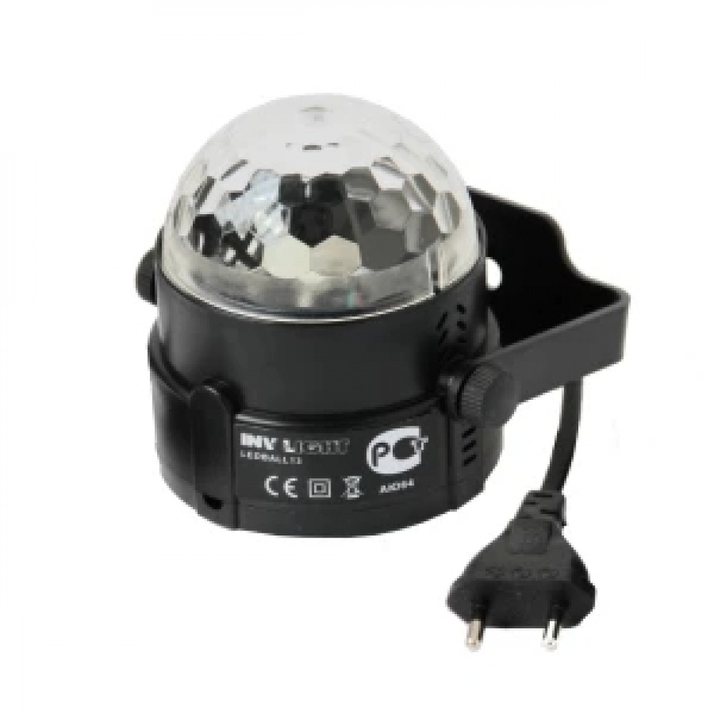 INVOLIGHT LEDBALL13 - светодиодный световой эффект RGB 3x 1Вт, звуковая активация, авто