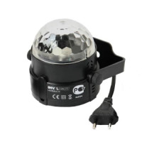 Светодиодный световой эффект RGB INVOLIGHT LEDBALL13, 3x 1Вт, звуковая активация, авто