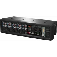 Микшер с усилителем BEHRINGER PMP550M, 500Вт, 5 каналов, 7 полосный графический эквалайзер