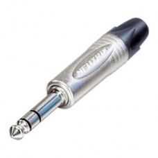 NEUTRIK NP3X - джек стерео, кабельный, 6.3 мм, корпус металл, цвет - никель