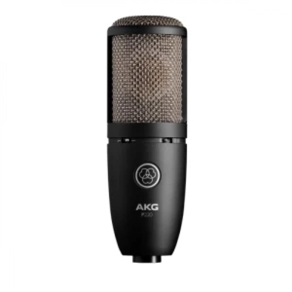 AKG P220 - микрофон конденсаторный кардиоидный , мембрана 1', в комплекте 'паук', кейс