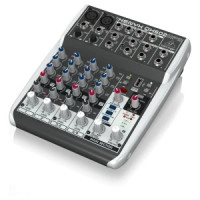 Микшер BEHRINGER QX602MP3, 6 каналов, 2 микр. предусил. XENYX, USB МР3 плеер, British EQ, Multi FX