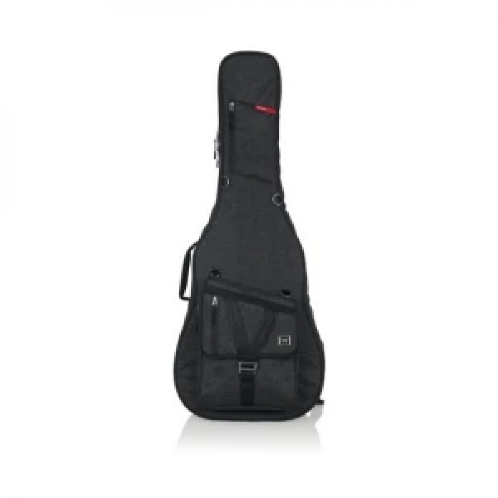 GATOR GT-ACOUSTIC-BLK - усиленный чехол для акустических гитар, цвет черный