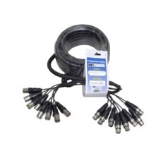 INVOTONE DC08/15M - аудио мультикорная система веерный хвост 8 входов, 15 метров