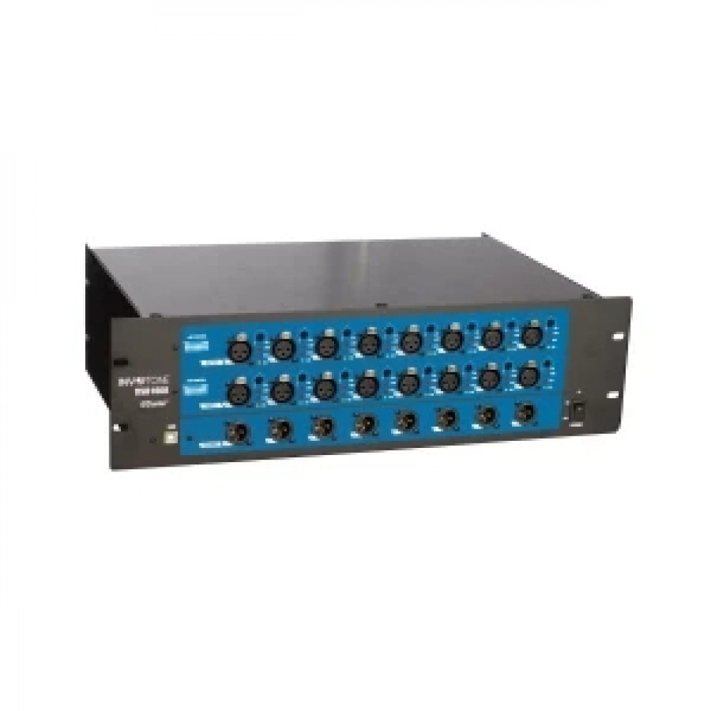 INVOTONE DSB1608 - стейджбокс 16 входов - 8 выходов для цифрового микшера INVOTONE MX2208D, DANTE