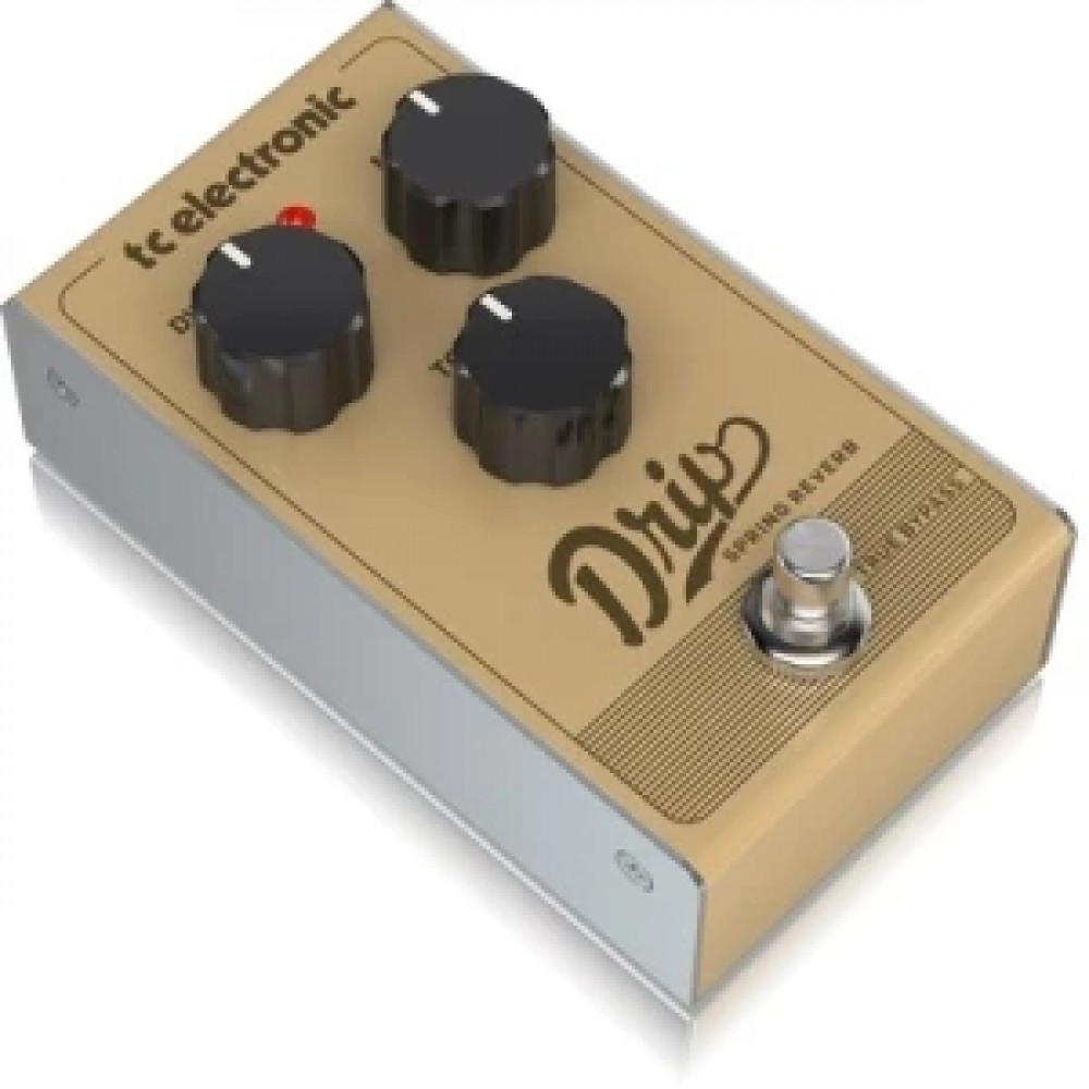 Гитарная педаль TC ELECTRONIC DRIP SPRING REVERB, эффект пружинной реверберации