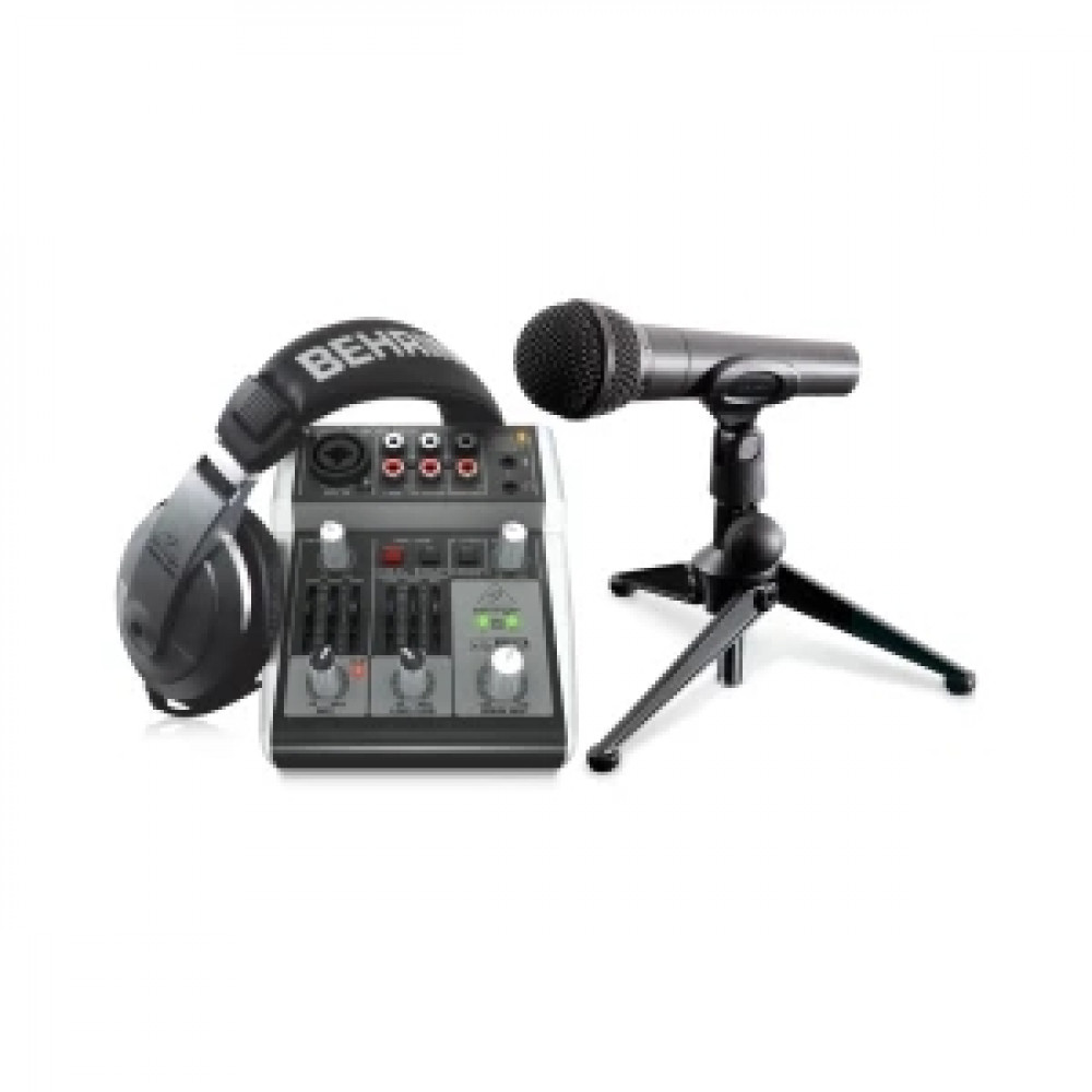 Комплект для домашней звукозаписи и подкастинга BEHRINGER PODCASTUDIO 2 USB