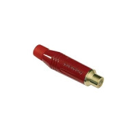Разъем RCA кабельный мама (красный) AMPHENOL ACJR-RED
