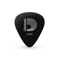 Комплект медиаторов PLANET WAVES 1CBK6-25, 25 шт., толщина 1,00, цвет черный, материал целлулоид