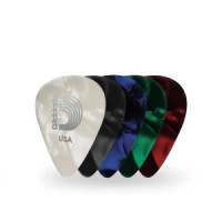 Комплект медиаторов PLANET WAVES 1CAP4-10, 10 шт., толщина 0,70, разноцветные, материал целлулоид