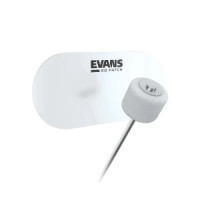 Наклейка на рабочий пластик бас-барабана EVANS EQPC2, овальная , прозрачная