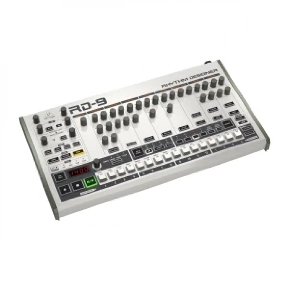 Классическая аналоговая/цифровая драм-машина BEHRINGER RD-9, 64-шаговый секвенсор