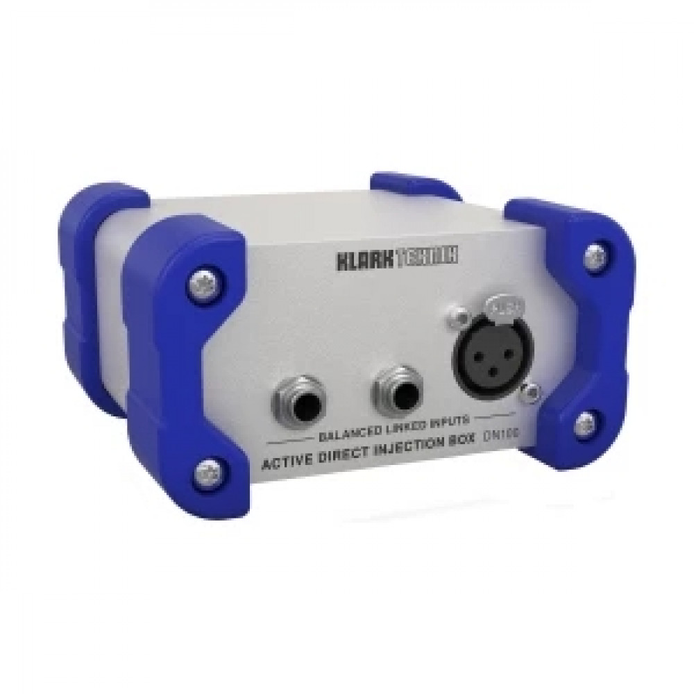 KLARK TEKNIK DN100 V2 - активный ди-бокс, 2 входа JACK, 1 вход XLR, 1 выход XLR