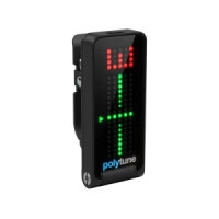 Полифонический гитарный тюнер-прищепка TC ELECTRONIC POLYTUNE CLIP BLACK, цвет черный