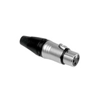 Разъём XLR 3Р INVOTONE XLR3F500, кабельный, мама, корпус металл/ пластик