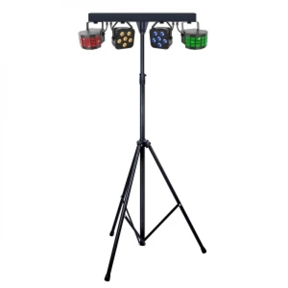 INVOLIGHT MLS HEX28 - комплект из 2-х светодиодных световых эффектов и 2-х прожекторов, ИК-пульт, D