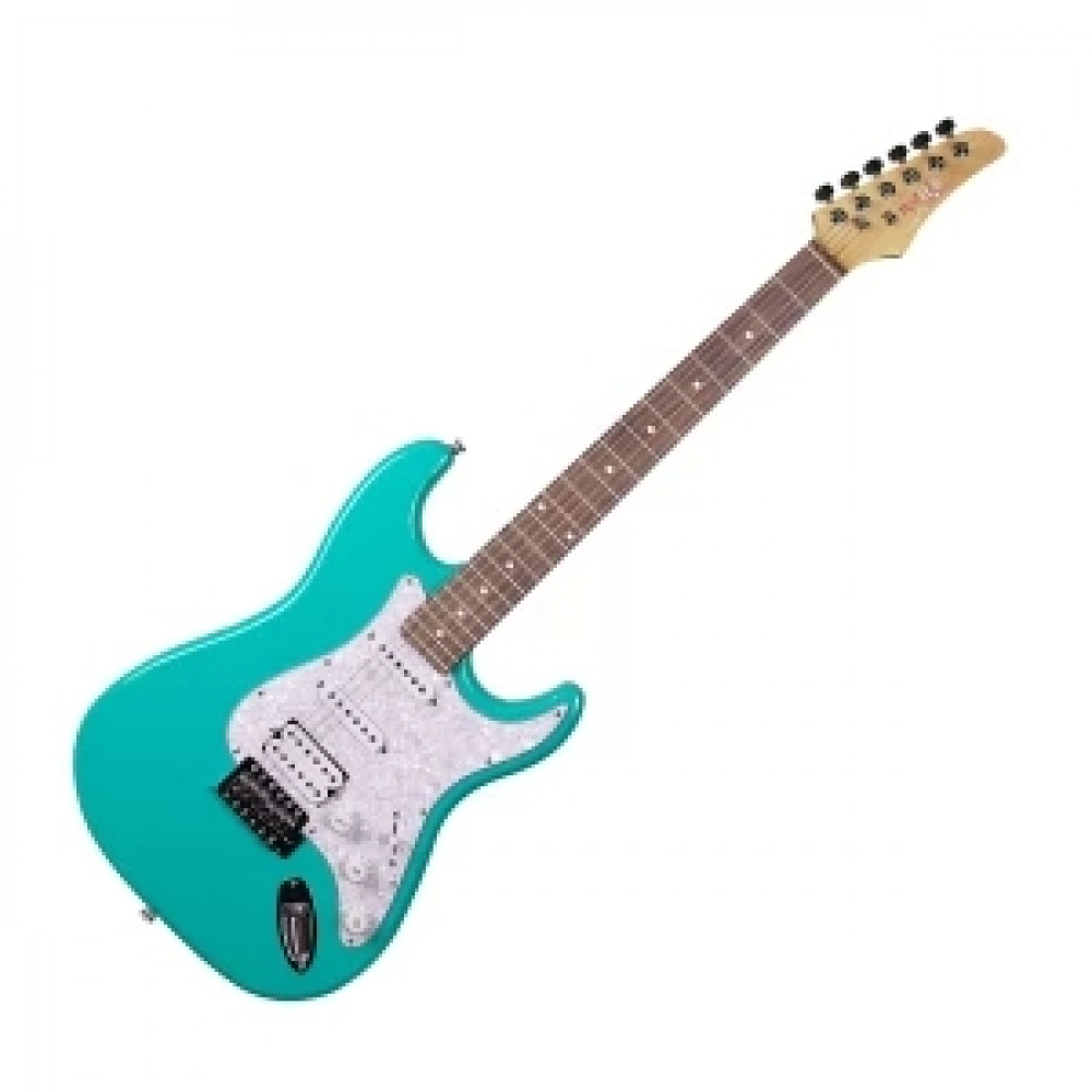 REDHILL STM200 AQBL - электрогитара, Стратокастер (Stratocaster), S-S-H, тополь/клен, цвет морск. во