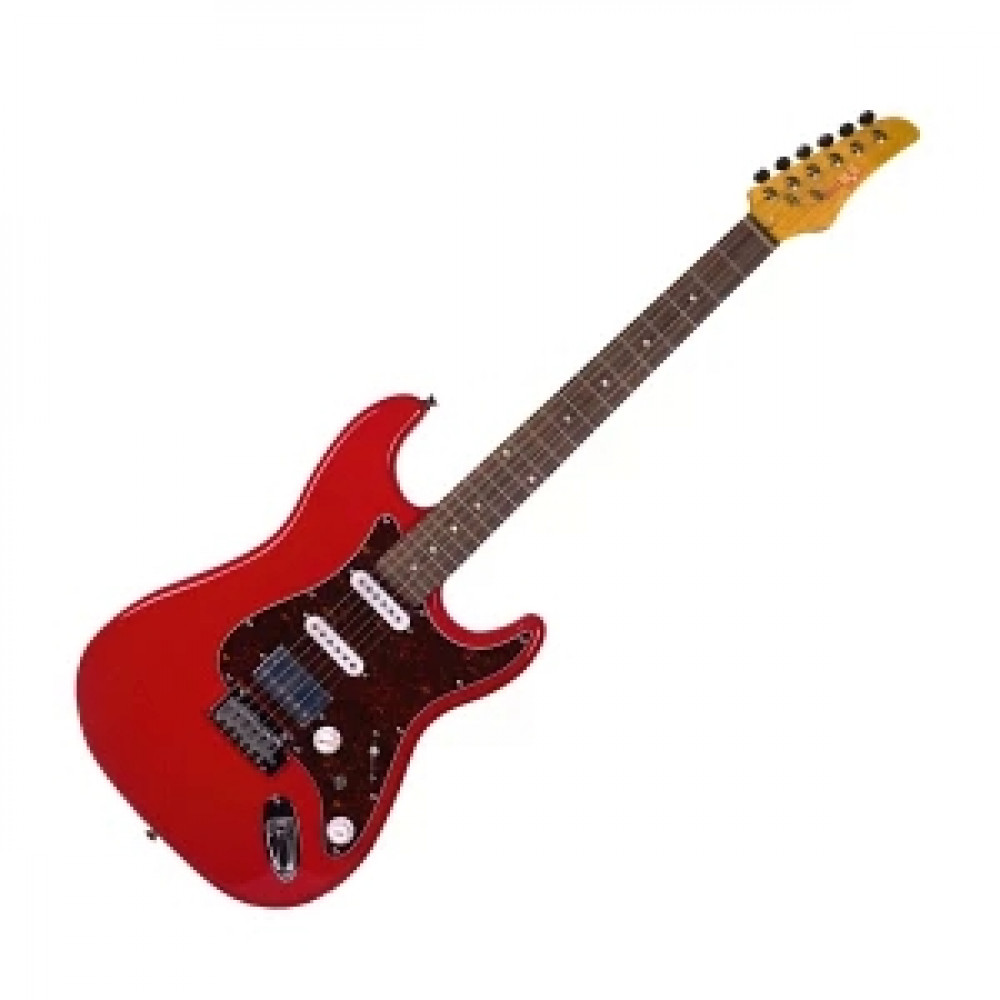 REDHILL STM300 RD - электрогитара, Стратокастер (Stratocaster), S-S-H, ольха/клен+палисандр, цвет кр