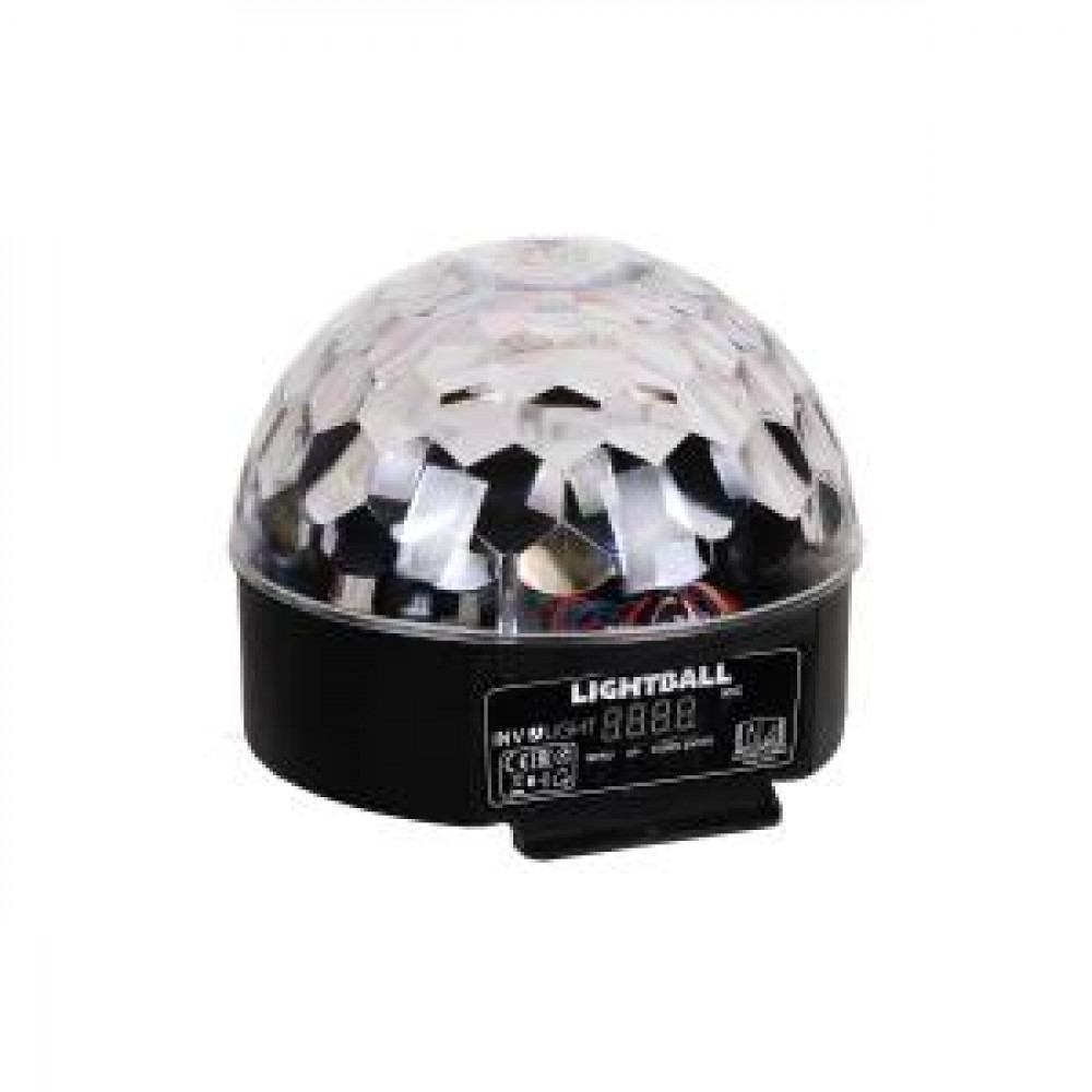 INVOLIGHT LIGHT BALL - светодиодный световой эффект, RGB 6x 3Вт, DMX-512, звуковая активация