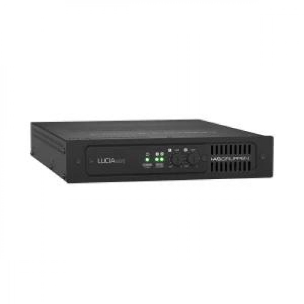 Компактный LAB.GRUPPEN LUCIA 60/2M, инсталляционный усилитель 2 x 30 Вт на 8,4,2 Ома, 2х15Вт на 16