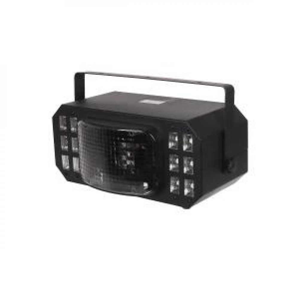INVOLIGHT VENTUS III - светодиодный световой эффект 3в1, 2х 10Вт RGBW, 12х 4Вт WU 2в1, ИК-ДУ, DMX-51