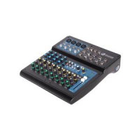 Микшерный пульт INVOTONE MiX .12USB, 4 микрофонных входа, 4 стереовхода TRS, 3-х полосный эквалайз