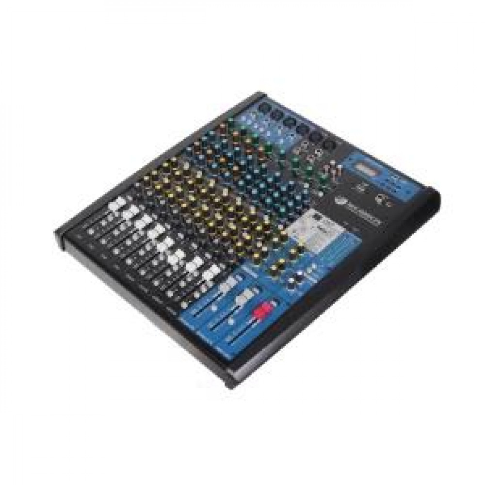 INVOTONE MiX .1222CFX - микшерный пульт, 6 микрофонных входов, 4стерео входа, FX процессор, MP3 плее