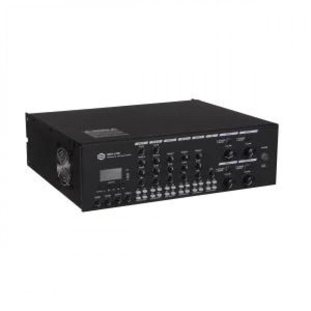SHOW MPA-4150 - четырехзонная трансляционная система, 4х150Вт, 70/100 В, 4Ома, MP3/Bluetooth