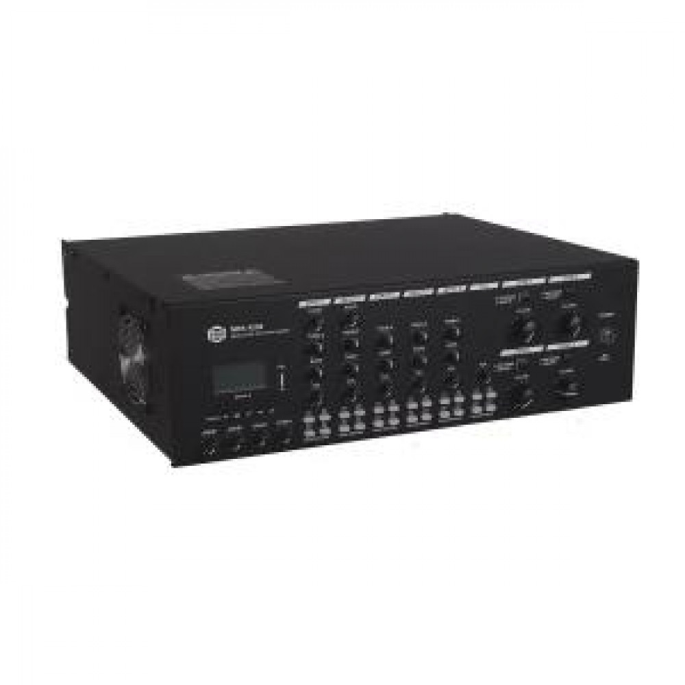SHOW MPA-4250 - четырехзонная трансляционная система, 4х250Вт, 70/100 В, 4Ома, MP3/Bluetooth