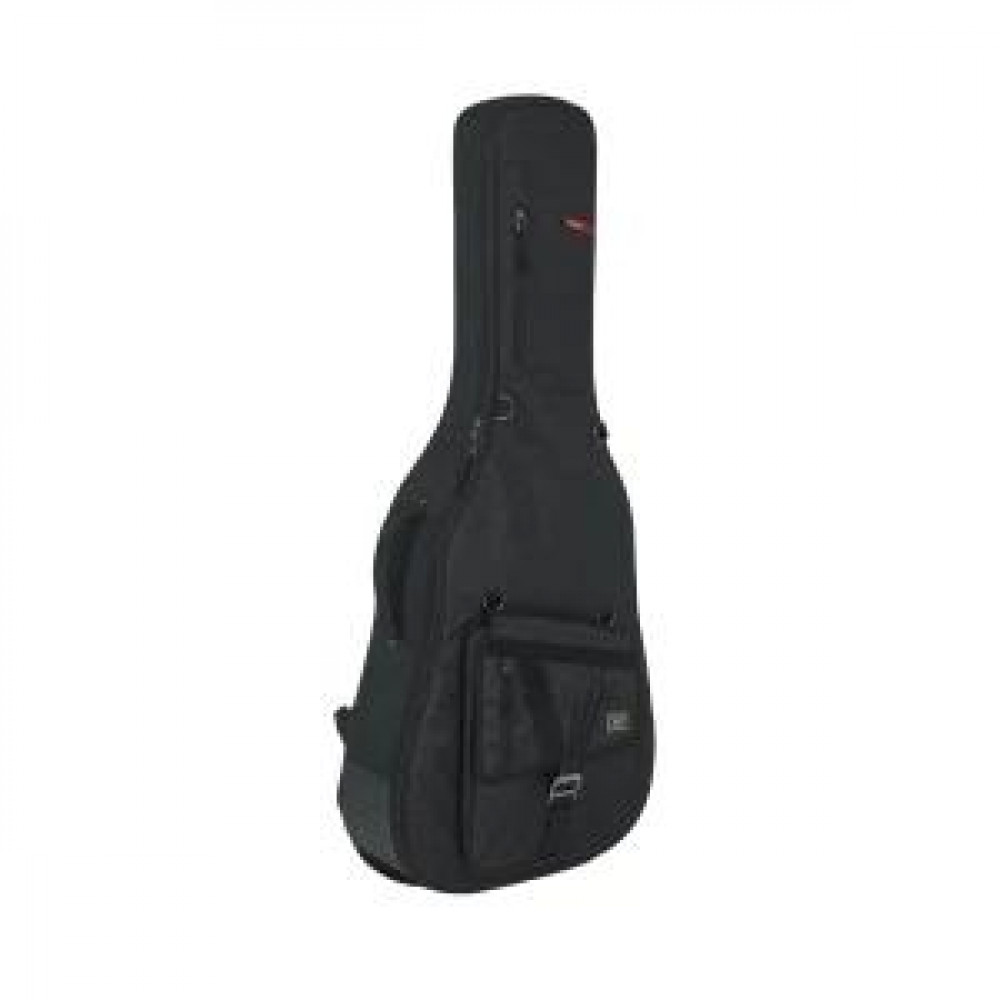 GATOR GT-JUMBO-BLK - чехол серии Transit для акустической гитары Jumbo, цвет темно-серый