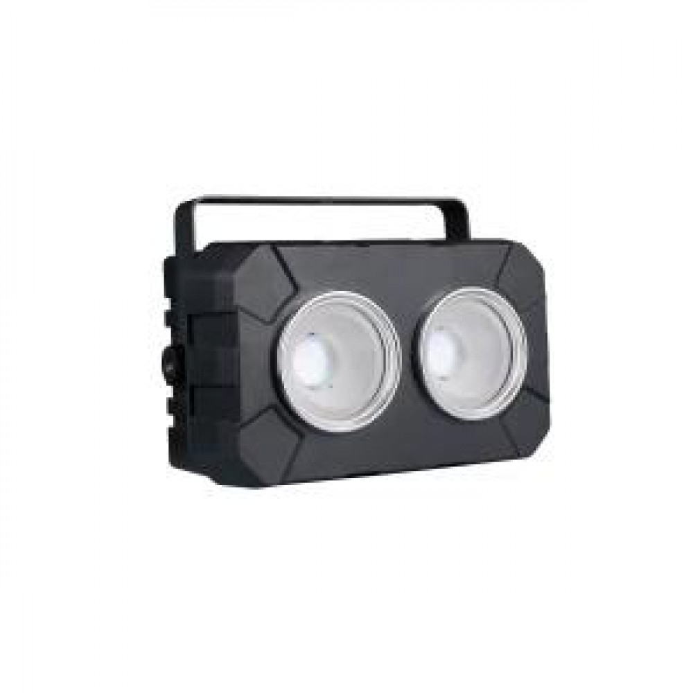 INVOLIGHT FLAMMIS II - мини светодиодный 'блайндер', 2x 50Вт WW/CW COB LED, DMX512