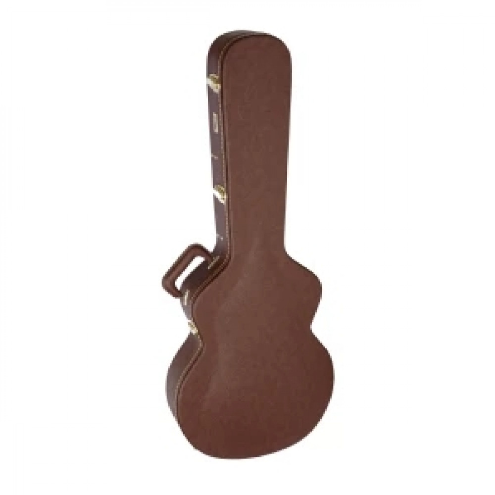 GATOR GW-335-BROWN - деревянный кейс для полуакустич. гитары 335-style, цвет коричнев.
