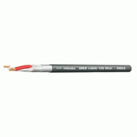 Кабель DMX PROEL DMXD, 2 жилы в экране 5,4 мм. (провод 0,25 мм2), бухта 100 м