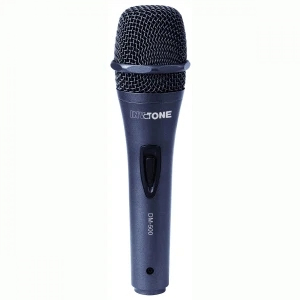 INVOTONE DM500 - микрофон динамический кардиоидный 60…16000 Гц, -50 дБ, 600 Ом, выкл. 6 м кабель.
