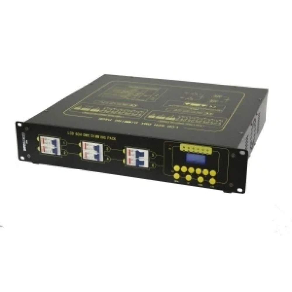 INVOLIGHT DD6 - диммер, 6 каналов, 2,2 кВт на канал, дроссели, DMX-512, аналоговое 0-10 В
