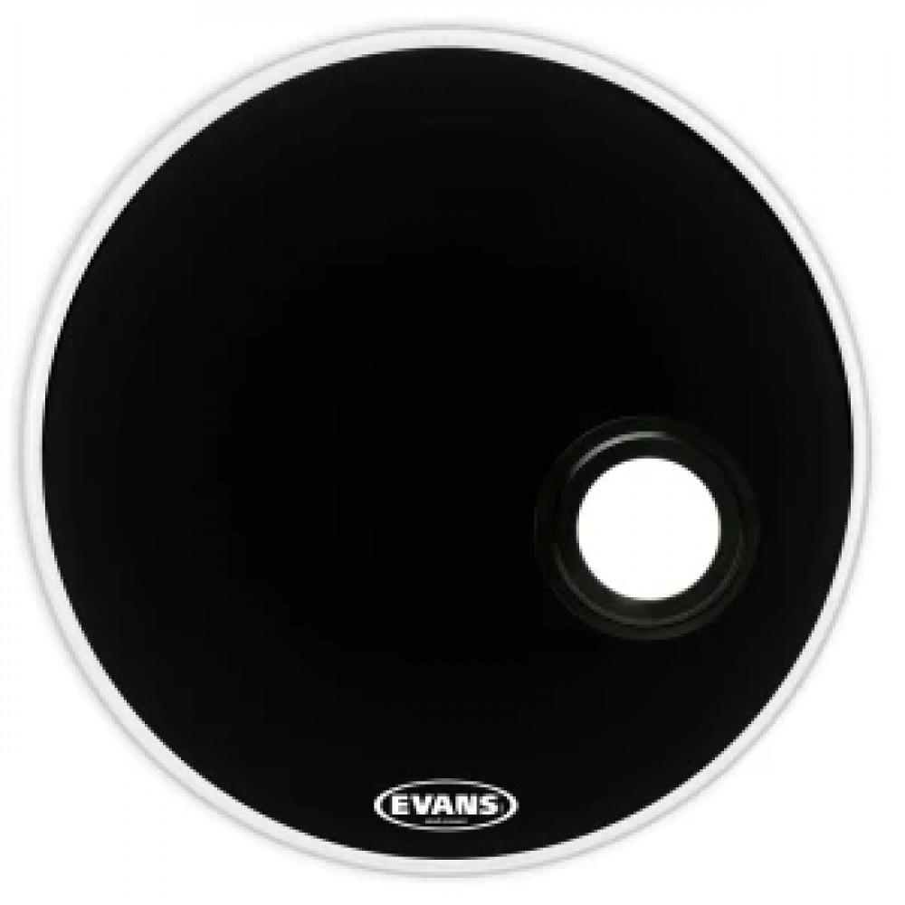 EVANS BD22REMAD - 22' EMAD Resonant Black пластик для бас-барабана с отверст.