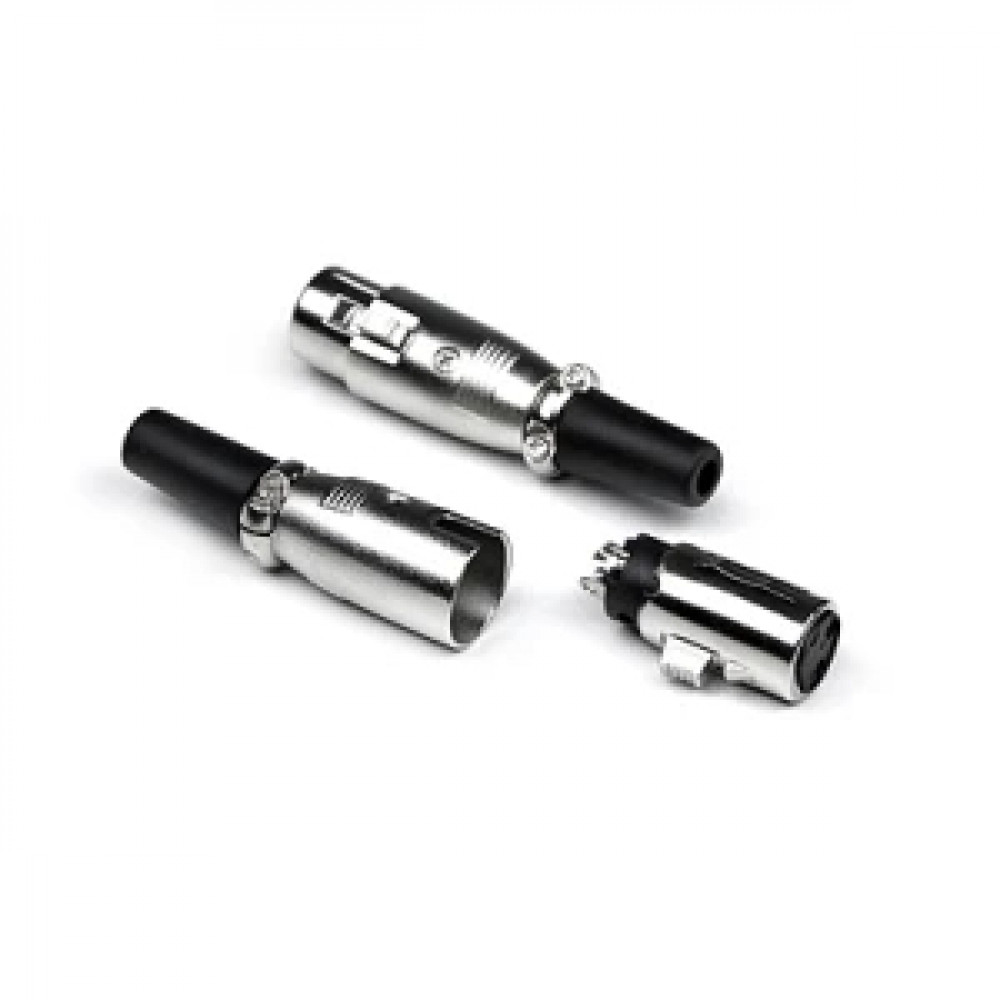 INVOTONE XLR3F200 - разъём XLR 3Р кабельный, мама, корпус металл