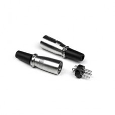 INVOTONE XLR3M200 - разъём XLR 3Р, папа, кабельный, корпус металл