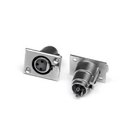 Разъем XLR 3Р INVOTONE XLR3FB, мама, блочный, корпус металл
