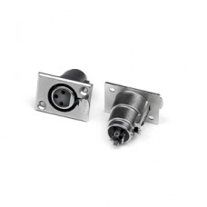 INVOTONE XLR3FB - разъем XLR 3Р, мама, блочный, корпус металл