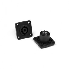 INVOTONE SPK4MQ - разъем Speaker Connector блочный, 4pin, мама, квадратный фланец, корпус пластик