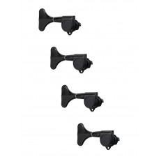 JB-150-4R-BK Колки для бас-гитары 4п, чёрные, Paxphil