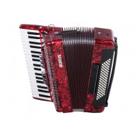 Аккордеон Aurus JH2006-RED, 37/80/7/2, красный, с футляром