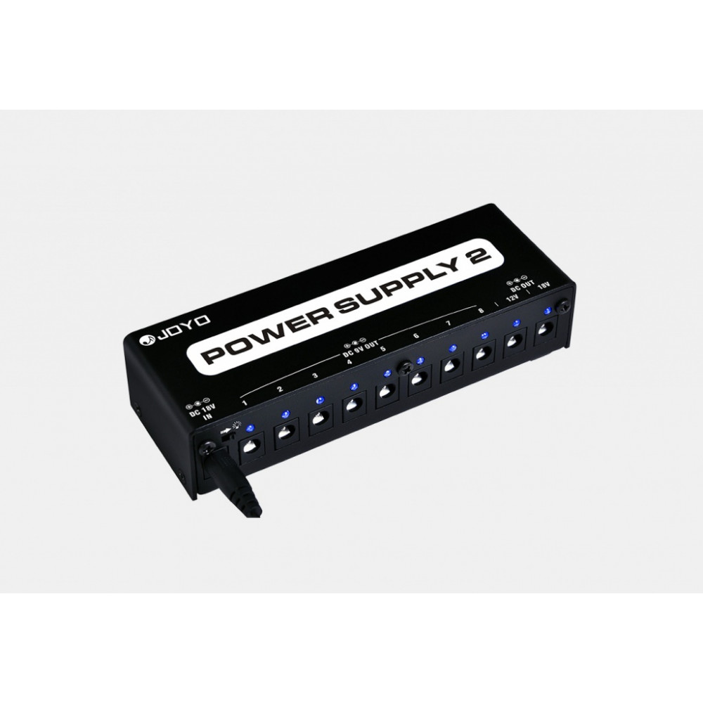 JP-02 Блок питания для педалей эффектов, 8х9В+12В+18В, Joyo