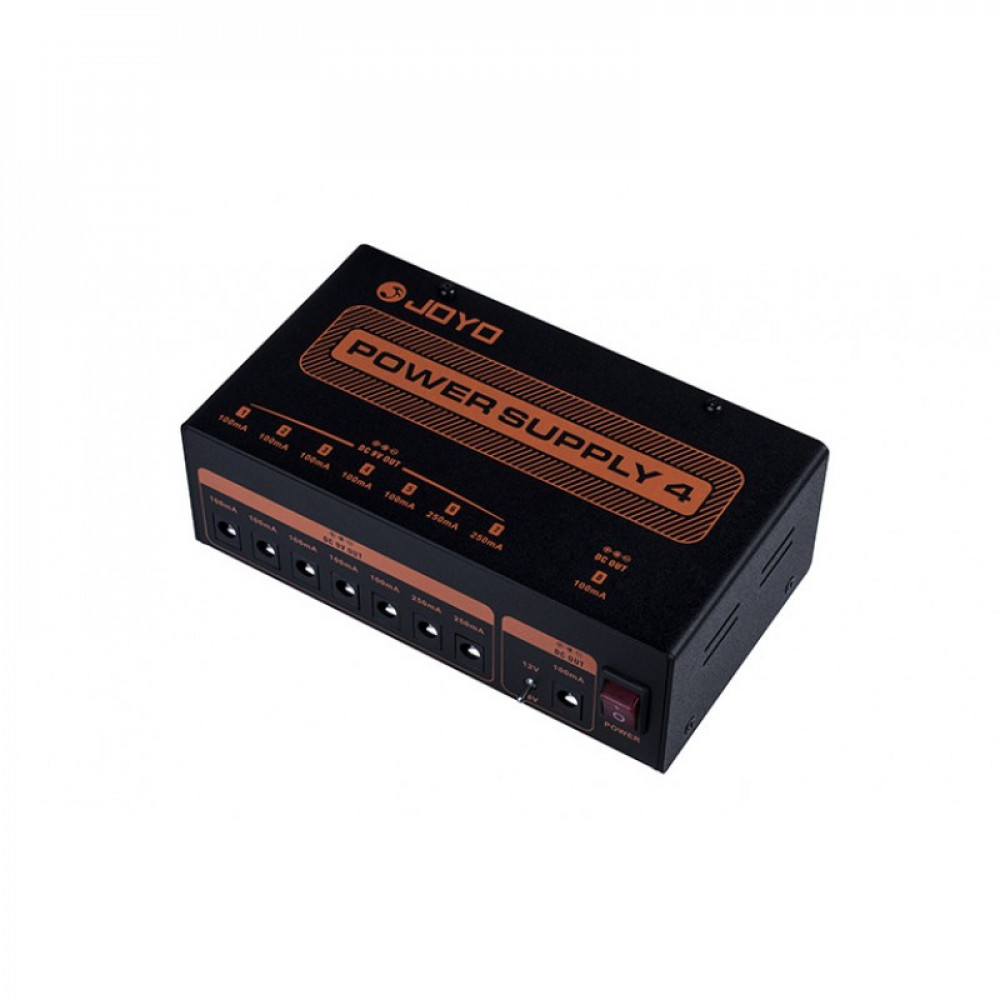 JP-04 Блок питания для педалей эффектов, 7х9В+1х12/18В, Joyo