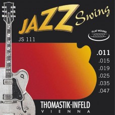 JS111 Jazz Swing Комплект струн для акустической гитары, Light, сталь/никель, 11-47, Thomastik