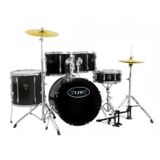 JW225-E6-BK Барабанная установка (2 коробки), черная, TJW